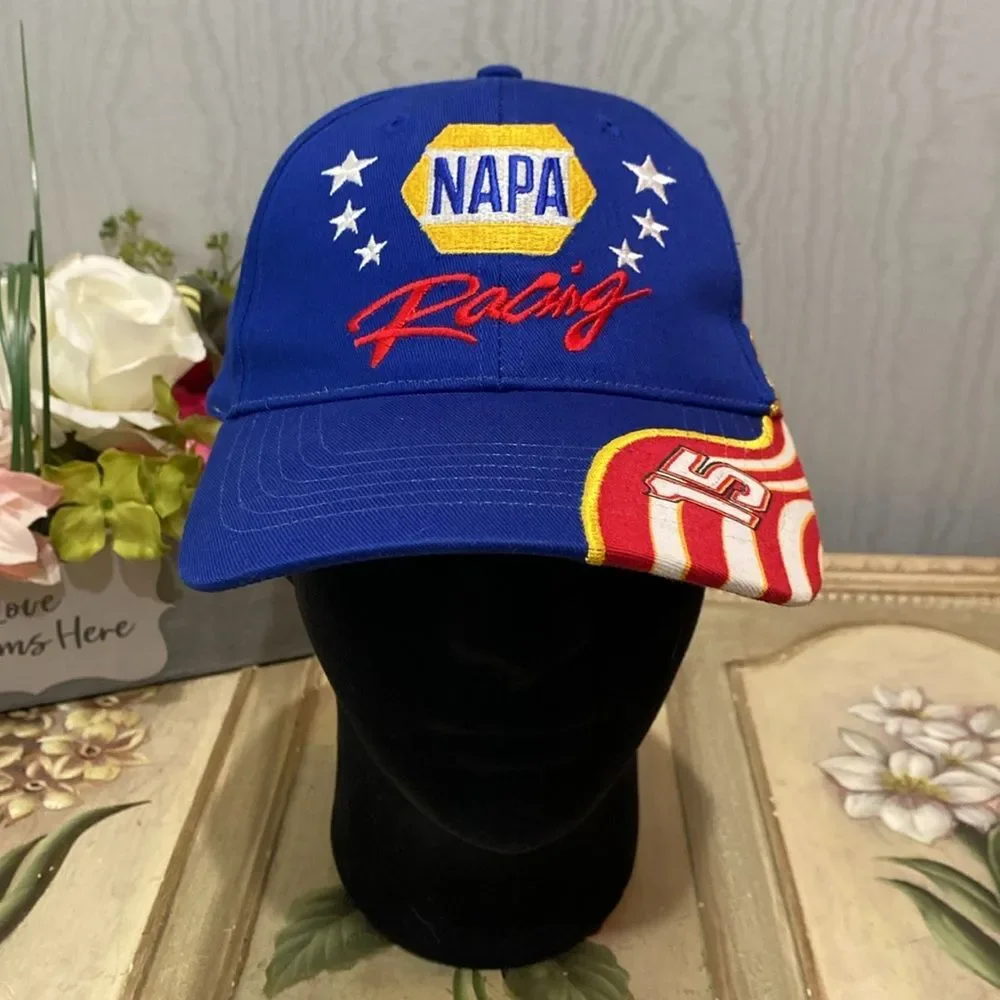 Napa Racing Michael Waltrip Cap Hat Adjustable Cotton Blue Unisex NWOT